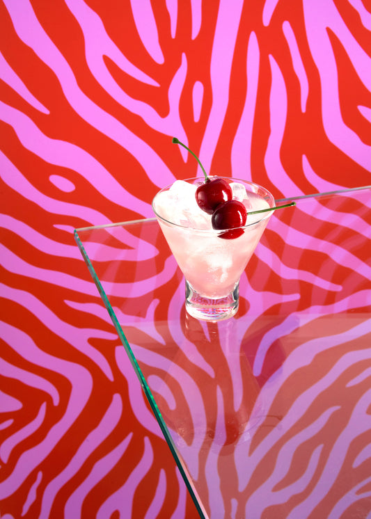 Custom Zebra Vinyl Photography Backdrop by Club Backdrops